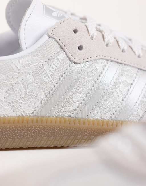 adidas Originals samba trainers in metallic silver , 4 of 5