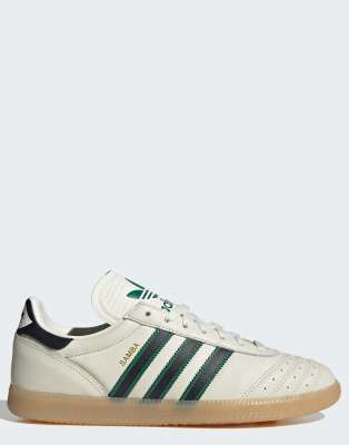  Samba trainers in off white and black with gum sole