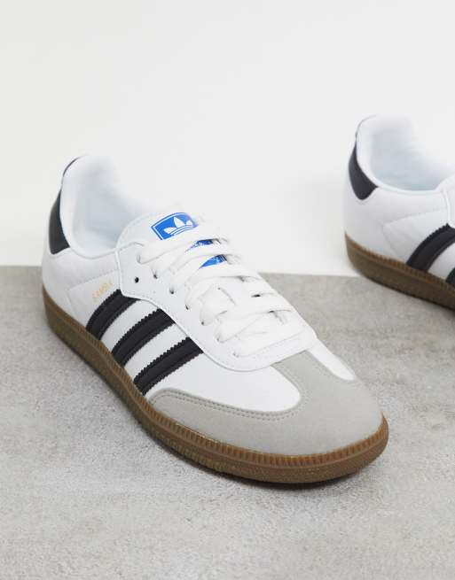 Discreto Bangladesh cocinar adidas Originals Samba trainers in white | ASOS