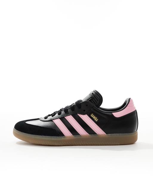 adidas Originals Samba x IMFC sneakers in black and pink ASOS