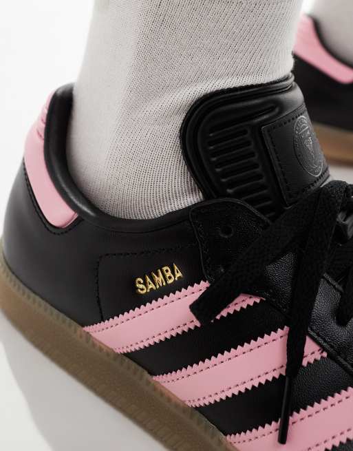 adidas Originals Samba X IMFC trainer in black and pink