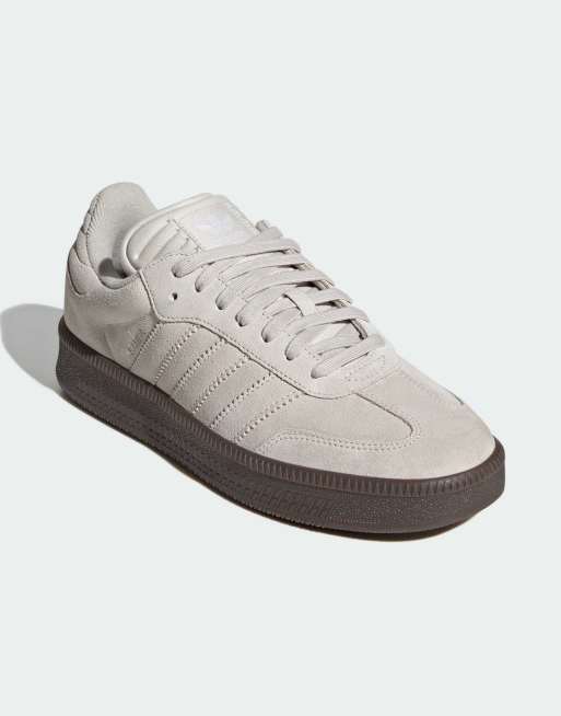 adidas gazelle silver green womens Adidas Samba ADV Shoes - Alumina / Core Black / Gum4 main image 1