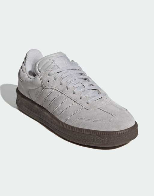 adidas Originals Samba xlg shoes in suede grey | ASOS