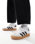 [adidas Originals] adidas Originals Samba XLG sneakers in white 40 Cloud White / Core Black / Gum