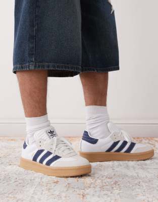 Size 13.5 adidas Originals adidas Originals Samba XLG trainers in white trainers