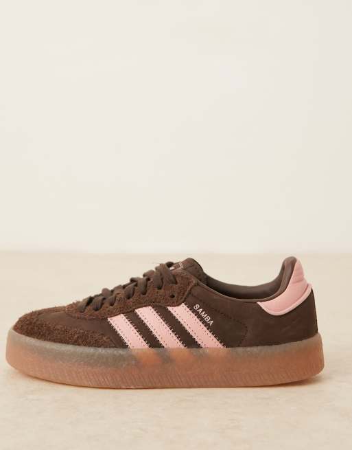 adidas Originals - Sambae - Baskets - Marron et rose, 2 de 5