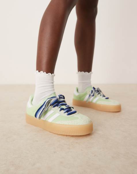 adidas Originals - Sambae - Baskets - Vert clair et blanc - view 1