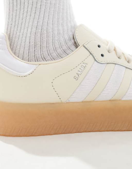 Adidas sneakers with brown sole best sale