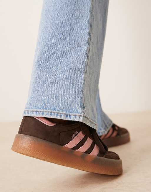 国内配送 adidas SAMBAE W P.MAUVE/P.BROWN/C.PINK Womens adidas Samba OG Athletic Shoe - Wonder Mauve | Journeys