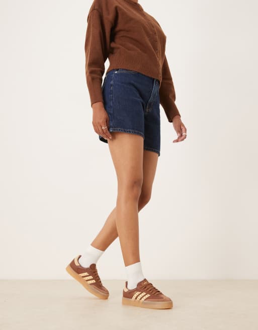adidas Originals Sambae sneakers in brown and yellow