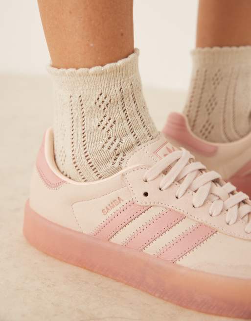 adidas Originals Sambae sneakers in light pink