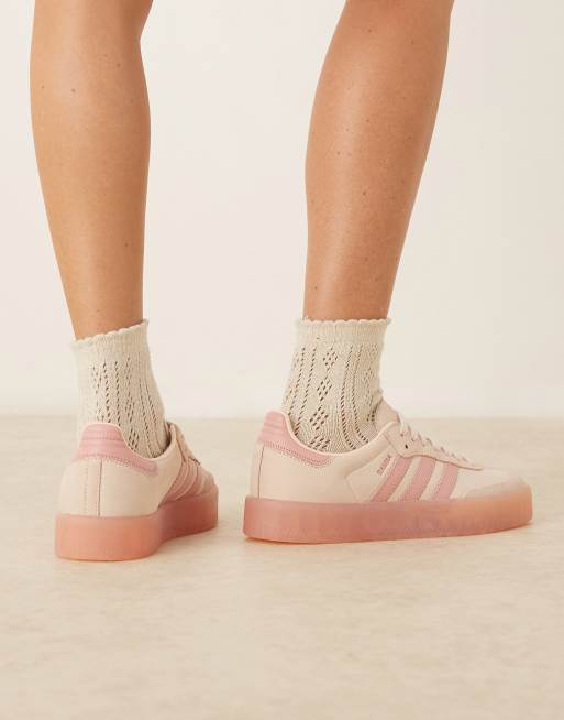 adidas Originals Sambae sneakers in light pink