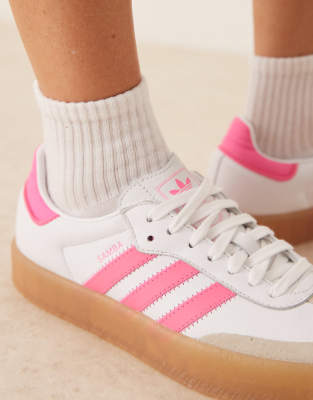 adidas originals 厚底 Sambarose 'White Pink' 日本未入荷 adidas☆SUPERSTAR☆兼用☆CLOUD WHITE/CLEAR PINK (adidas