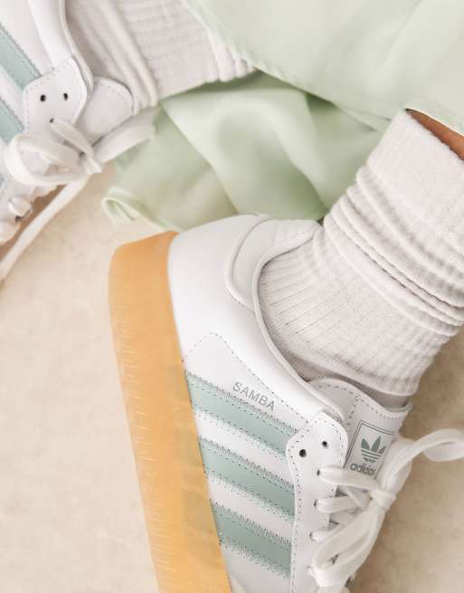 adidas gazelle silver green womens adidas Samba OG Shoes White 5 main image 1