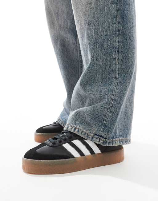 Adidas jeans nere hot sale