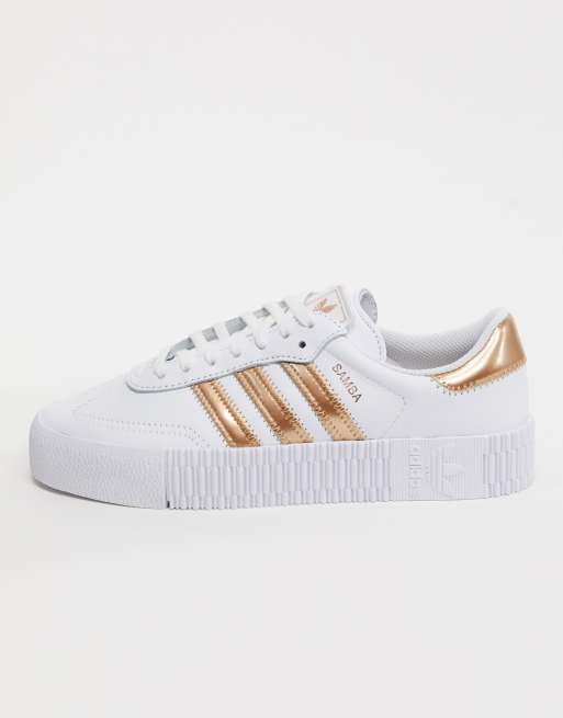 Adidas rosa shop e oro