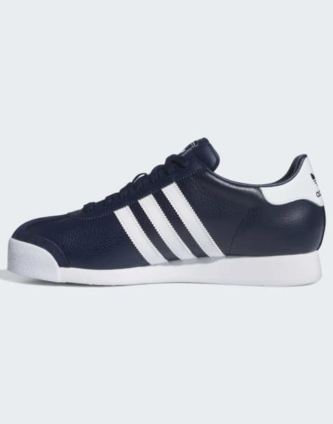 adidas Originals - Samoa - Scarpe blu indaco notte / bianco nuvola / c - view 1