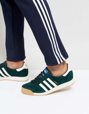 Adidas Originals Samoa Vintage Sneakers In Green By Asos