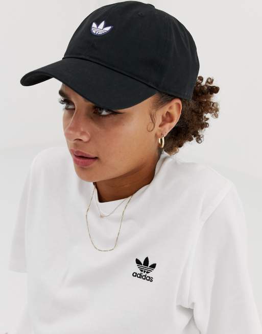 adidas Originals Samstag dad cap in black ASOS