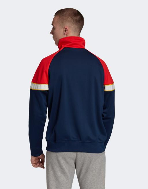 Giacca adidas sales blu e rossa