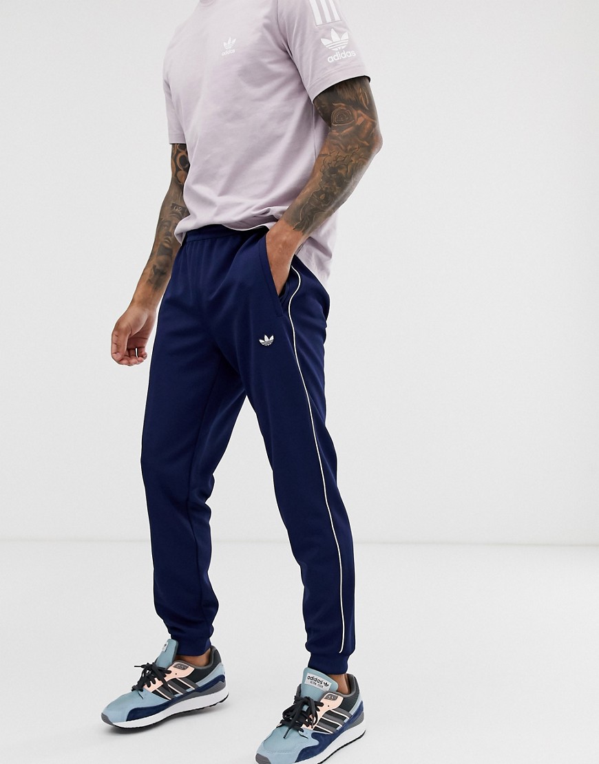 Adidas Originals - Samstag - Premium joggingbroek in marineblauw