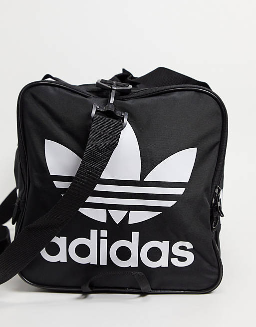 adidas Originals Santiago 2.0 duffle bag in black | ASOS