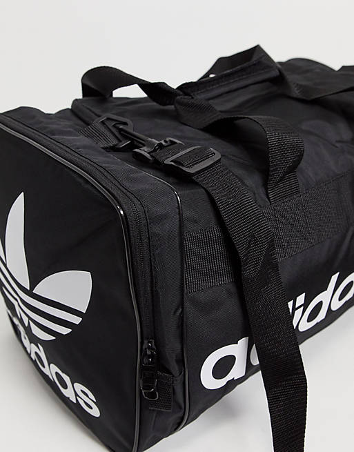 adidas Originals Santiago 2.0 duffle bag in black | ASOS