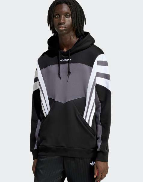 adidas Originals Santiago hd hoodie in black - view 1