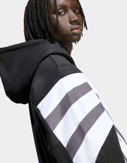 adidas Originals – Santiago HD – Kapuzenpullover in Schwarz, 3 von 4