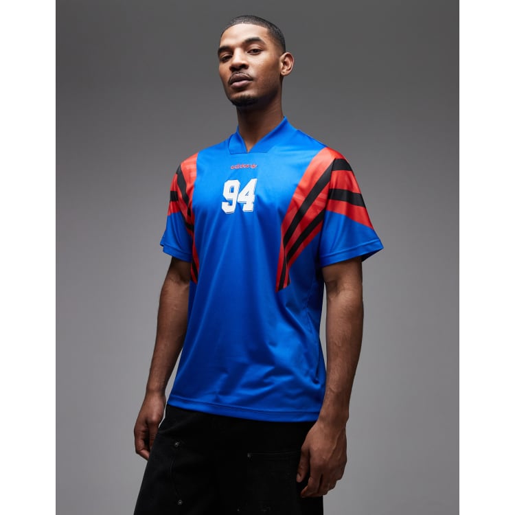 adidas Originals Santiago jersey in blue | ASOS