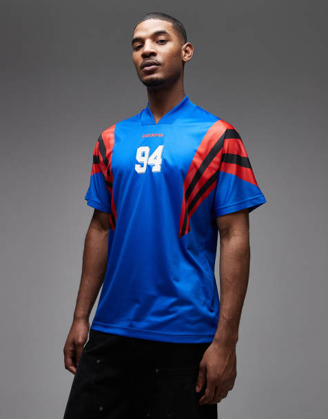 adidas Originals Santiago jersey in blue