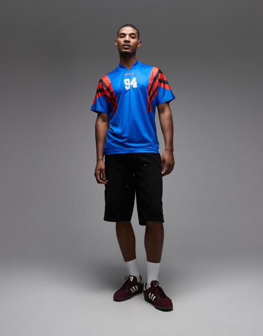 adidas Originals Santiago jersey in blue | ASOS