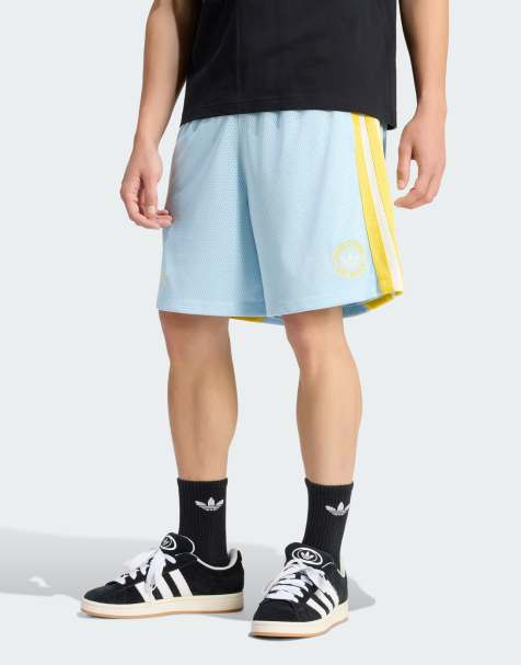 adidas Originals - Santiago - Lyseblå shorts - view 1