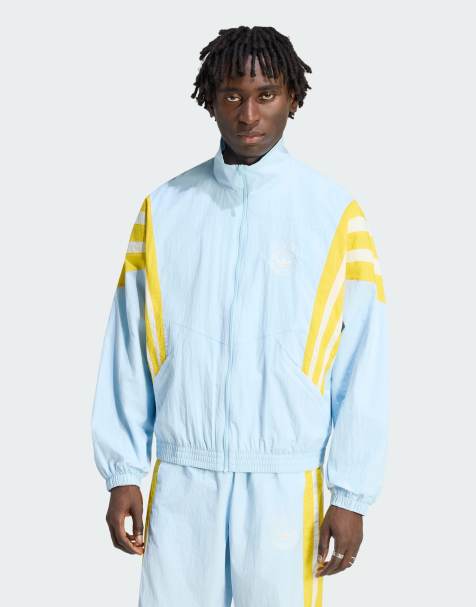 adidas Originals – Santiago – Trainingsjacke in Eisblau - view 1
