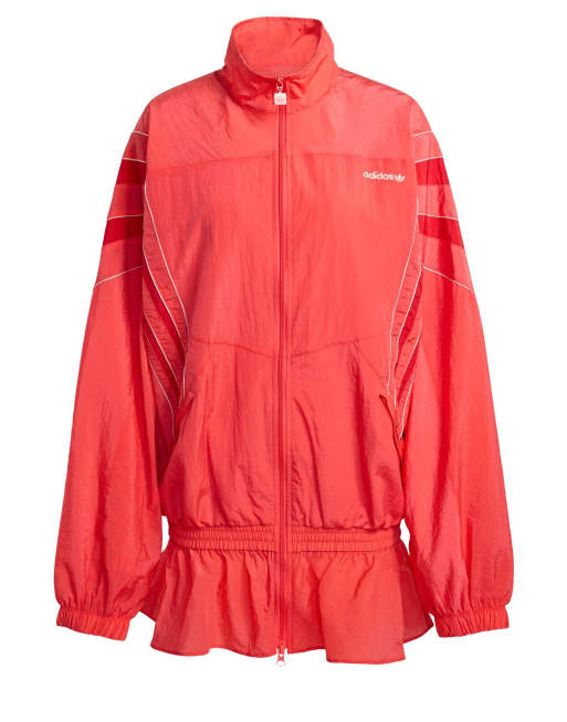 adidas Originals – Santiago – Trainingsoberteil aus Webstoff in Semi Lucid Red, 2 von 4