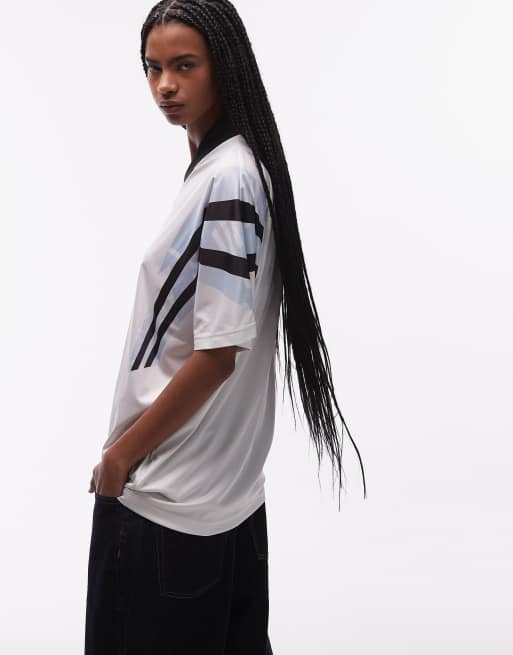 adidas Originals – Santiago – Trikot in Wolkenweiß, 3 von 4