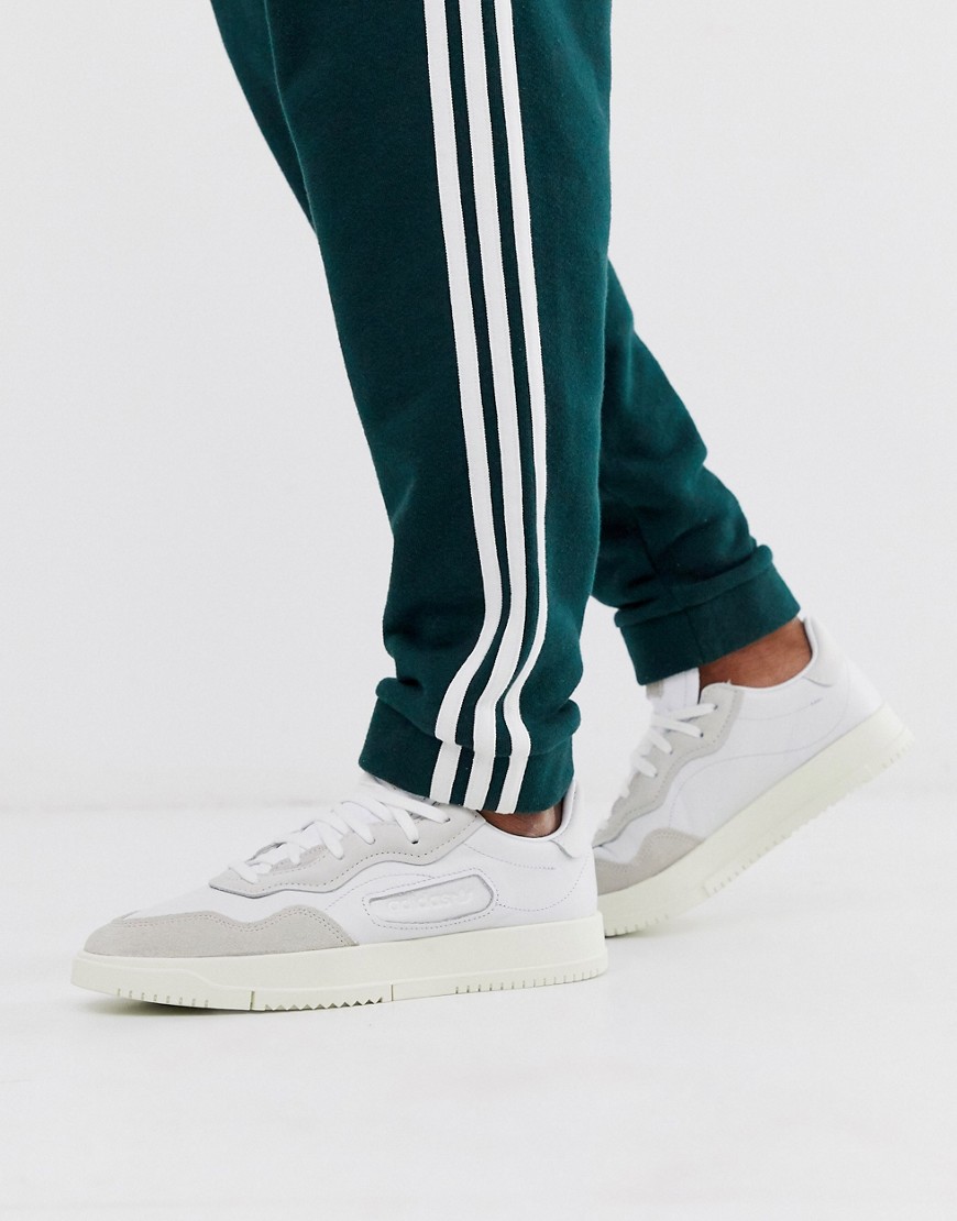Adidas Originals - SC Premier - Sneakers bianche con inserti in camoscio-Bianco