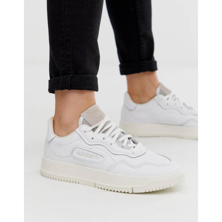 adidas Originals SC Premiere trainers in white | ASOS