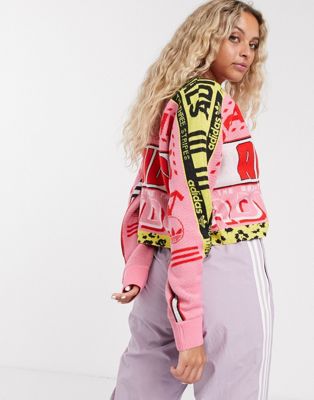adidas knitted jumper