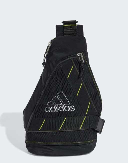 adidas Originals - Schouder rugzak in olijfgroen en zwart