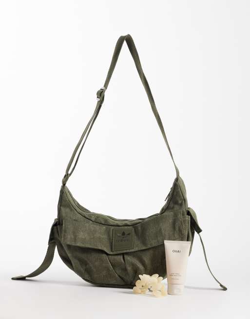 adidas Originals – Schultertasche in Olivgrün, 2 von 4