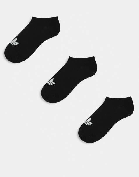 adidas Originals – Schwarze Knöchelsocken im 3er-Pack - view 1