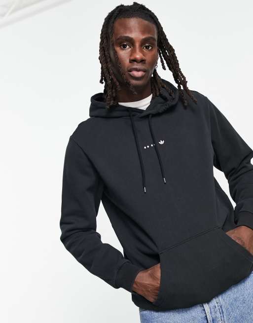 adidas Originals – Schwarzer Kapuzenpullover mit Logo