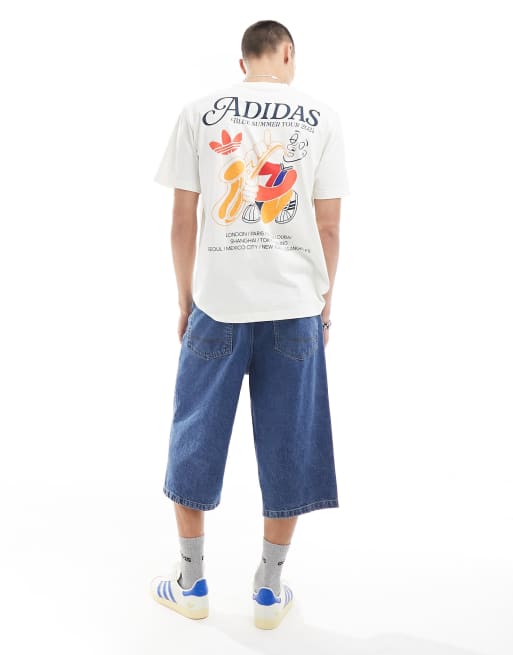 【おすすめアイテム】adidas originals Neck Script T-shirt adidas originals Bld Cb Tee Colorblock Round Neck Splicing
