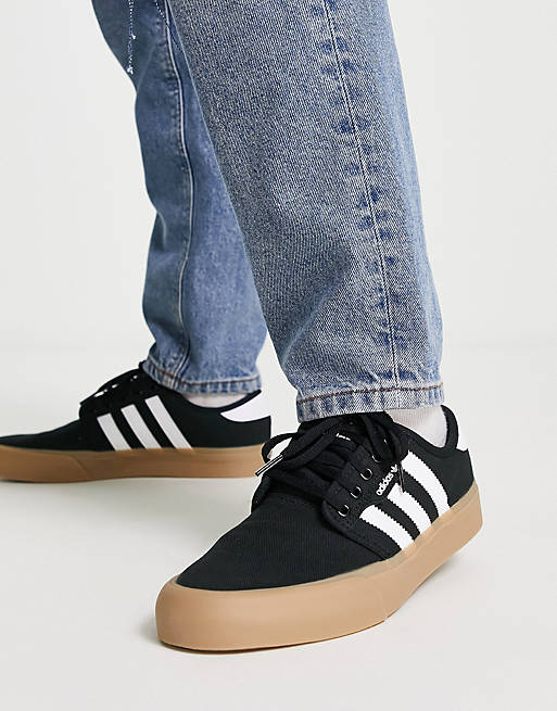 adidas Originals Seeley XT sneakers in black with gum sole | ASOS