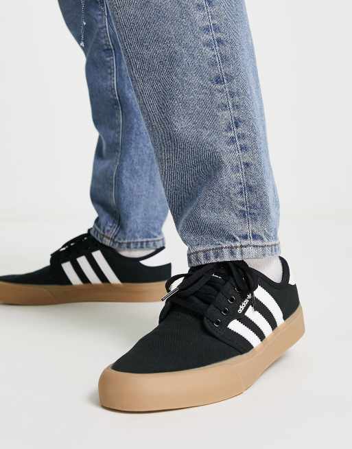 XT sole ASOS adidas sneakers in with gum black Originals Seeley |