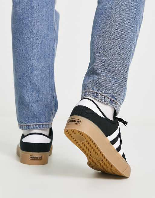 adidas Originals Seeley with ASOS sole sneakers XT in black gum 