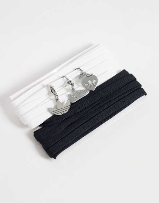 adidas Originals – Set in Schwarz aus Schnürsenkeln und Schuhanhänger, 2 von 4
