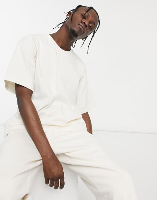 adidas Originals set premium t-shirt in off-white ASOS