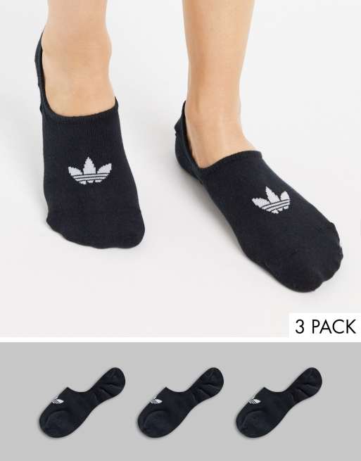 adidas Originals - Set van 3 paar lage sokken in zwart